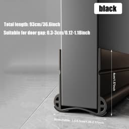 93cm Flexible Door Bottom Sealing Strip Under Door Draft Stopper Tape Door Gap Soundproofing Wind and Dust Proof Weather Strip