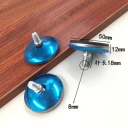 2/4/8pcs Non-Slip Tilting Adjustable Feet M6 M8 M10 Screw In Threaded Foot Levelling Feet Base Dia 30/32/40/50/65mm