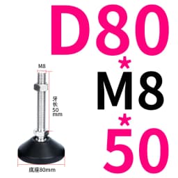 4pcs M8 M10 M12 M16 Directional Adjusting Foot Nylon Universal Hooves Fixed Anchor Cup DIY Hardware for Aluminum Profile
