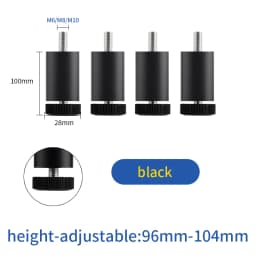 Adjustable furniture support foot cushion round tube bracket heightened washing machine refrigerator shoe cabinet heightenedfeet
