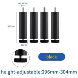Adjustable furniture support foot cushion round tube bracket heightened washing machine refrigerator shoe cabinet heightenedfeet