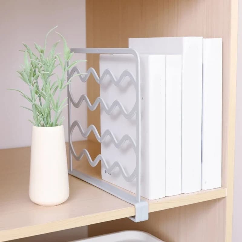 5-Pack Random Color Upgraded Adjustable Wardrobe Shelf Dividers Bedroom Furniture Organizers for Closet Storage