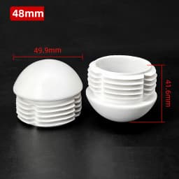 Plastic Round Pipe Plug 13~76mm Tube Domed End Caps Non Slip Chair Leg Foot Dust Cover Floor Protector Pad Furniture Accessories