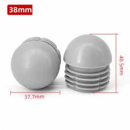 Plastic Round Pipe Plug 13~76mm Tube Domed End Caps Non Slip Chair Leg Foot Dust Cover Floor Protector Pad Furniture Accessories
