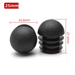 Plastic Round Pipe Plug 13~76mm Tube Domed End Caps Non Slip Chair Leg Foot Dust Cover Floor Protector Pad Furniture Accessories