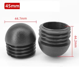 Plastic Round Pipe Plug 13~76mm Tube Domed End Caps Non Slip Chair Leg Foot Dust Cover Floor Protector Pad Furniture Accessories