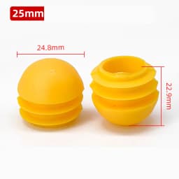 Plastic Round Pipe Plug 13~76mm Tube Domed End Caps Non Slip Chair Leg Foot Dust Cover Floor Protector Pad Furniture Accessories