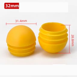 Plastic Round Pipe Plug 13~76mm Tube Domed End Caps Non Slip Chair Leg Foot Dust Cover Floor Protector Pad Furniture Accessories
