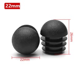 Plastic Round Pipe Plug 13~76mm Tube Domed End Caps Non Slip Chair Leg Foot Dust Cover Floor Protector Pad Furniture Accessories