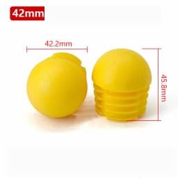 Plastic Round Pipe Plug 13~76mm Tube Domed End Caps Non Slip Chair Leg Foot Dust Cover Floor Protector Pad Furniture Accessories