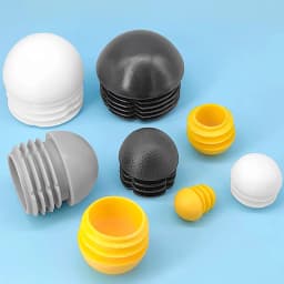 Plastic Round Pipe Plug 13~76mm Tube Domed End Caps Non Slip Chair Leg Foot Dust Cover Floor Protector Pad Furniture Accessories