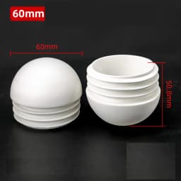 Plastic Round Pipe Plug 13~76mm Tube Domed End Caps Non Slip Chair Leg Foot Dust Cover Floor Protector Pad Furniture Accessories