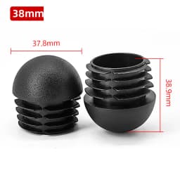 Plastic Round Pipe Plug 13~76mm Tube Domed End Caps Non Slip Chair Leg Foot Dust Cover Floor Protector Pad Furniture Accessories