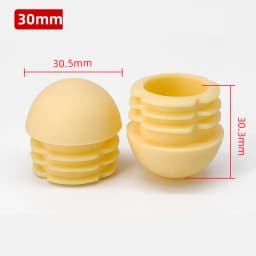 Plastic Round Pipe Plug 13~76mm Tube Domed End Caps Non Slip Chair Leg Foot Dust Cover Floor Protector Pad Furniture Accessories