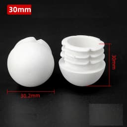 Plastic Round Pipe Plug 13~76mm Tube Domed End Caps Non Slip Chair Leg Foot Dust Cover Floor Protector Pad Furniture Accessories