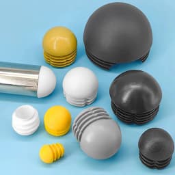 Plastic Round Pipe Plug 13~76mm Tube Domed End Caps Non Slip Chair Leg Foot Dust Cover Floor Protector Pad Furniture Accessories