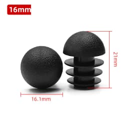 Plastic Round Pipe Plug 13~76mm Tube Domed End Caps Non Slip Chair Leg Foot Dust Cover Floor Protector Pad Furniture Accessories