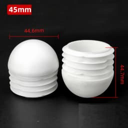 Plastic Round Pipe Plug 13~76mm Tube Domed End Caps Non Slip Chair Leg Foot Dust Cover Floor Protector Pad Furniture Accessories