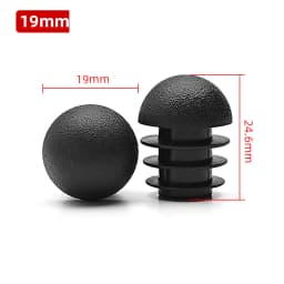Plastic Round Pipe Plug 13~76mm Tube Domed End Caps Non Slip Chair Leg Foot Dust Cover Floor Protector Pad Furniture Accessories