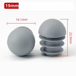 Plastic Round Pipe Plug 13~76mm Tube Domed End Caps Non Slip Chair Leg Foot Dust Cover Floor Protector Pad Furniture Accessories