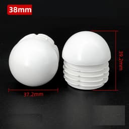Plastic Round Pipe Plug 13~76mm Tube Domed End Caps Non Slip Chair Leg Foot Dust Cover Floor Protector Pad Furniture Accessories