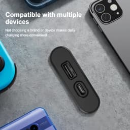 Table Recessed Sockets 1 USB-A and 1 Type-C Built in Desktop Hidden Power Outlet with 1.2M Extension Cord For Office Bedroom