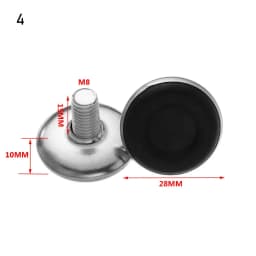 10Pcs Anti-slip Base Table Chair Leg Pad Floor Protector Leveling Feet Furniture Feet Chair Feet Level Furniture Adjustable Bolt