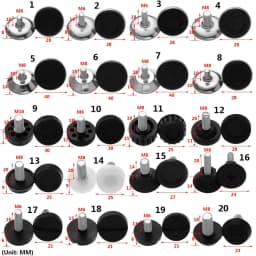 10Pcs Anti-slip Base Table Chair Leg Pad Floor Protector Leveling Feet Furniture Feet Chair Feet Level Furniture Adjustable Bolt