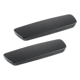 Black PU Universal Armrest Pad Set Computer Chair Arm Cover Soft Support Office Chair Parts for Home Workspace