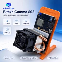 Bitaxe Gamma 602 1.5TH/s 25W BM1370 Asic Chip Bitcoins Mining Machine BTC Solo Miner 2026 Bitcoin Miner Crypto Machine