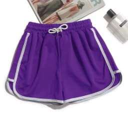 1pcs Summer Women Casual Solid Shorts Girl Gym Workout Shorts Pants Ladies Mid Waisted Yoga Short Student Loose Shorts S-3XL
