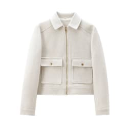 Women's Zipper Jacket Coat New Winter Long Sleeve Pocket Outerwear Coat Short Street Elegant Women's Jacket