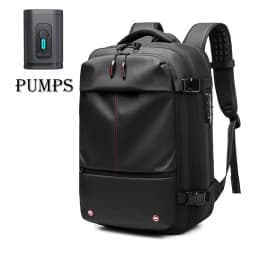 Men Travel Backpack Vacuum Compression Laptop Backpack 17 inch Extended Large Capacity School Backpack Hiking Business Backpack