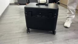 Aluminum Alloy Frame Suitcase, Top-Opening ABS Portable Trolley Case, Universal Wheels, Customs Code Lock Boarding Case