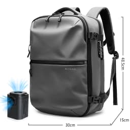 BANGE Anti-Theft Vacuum Compression Backpacks Men Travel Backpack Lock Bag Large Capacity 16 Laptop Bags For School Cabin Bags