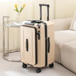 Expandable Luggage, Large-Capacity Thickened Trolley Case, 24-inch Travel Suitcase, Luggage with Combination Lock, Sturdy and Du