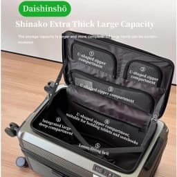 Expandable Luggage, Large-Capacity Thickened Trolley Case, 24-inch Travel Suitcase, Luggage with Combination Lock, Sturdy and Du