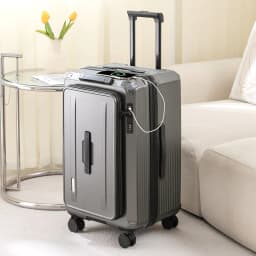 Expandable Luggage, Large-Capacity Thickened Trolley Case, 24-inch Travel Suitcase, Luggage with Combination Lock, Sturdy and Du