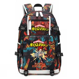 My Hero Academia Anime Print School Backpack Large Capacity Unisex Bookbag for Boys Girls Travel Casual Daypack