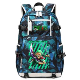 One Piece Zoro Print Large Capacity School Backpack For Kids Teens Anime Bookbag