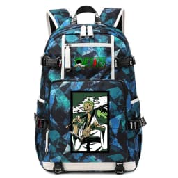 One Piece Zoro Print Large Capacity School Backpack For Kids Teens Anime Bookbag