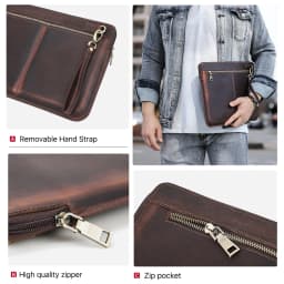 Laptop Briefcase Men For Macbook Air Pro 13 14 15 inch Cowhide Handbag Sleeve Tablet Pouch Case Lenovo Thinkpad Matebook Funda