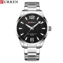 CURREN 8434 Fashion Brand Men's Watch Waterproof Night Light Elegant Business Stainless Steel Strap Mens Gift Watch Reloj Hombre