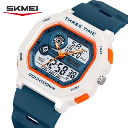 SKMEI 2641 New Leisure Sports Dual Display Men's Digital Watch Waterproof Multifunctional Electronic Military Watch Reloj Hombre