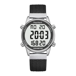 Hearkent Pedometer Sport Watches Step Counter Watch Women Digital Watches Calories Mile Stopwatch Countdown for Walking Tracker