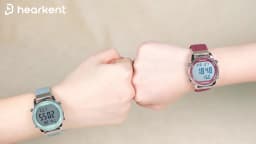 Hearkent Pedometer Sport Watches Step Counter Watch Women Digital Watches Calories Mile Stopwatch Countdown for Walking Tracker