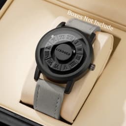 Fashion Magnetic Suspension Men Watches Casual Sports Roma Dial Wristwatches For Mens Clock(Without Box)