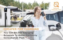 Feyree EV Charger 32A 7.6KW Electric Vehicle Car Charger EVSE Wallbox 11KW 22KW 3Phase Type2 Cable IEC62196-2 Socket APP Control