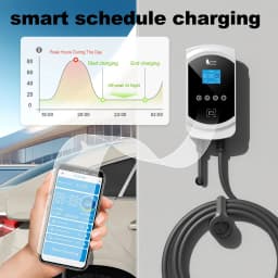 Feyree EV Charger 32A 7.6KW Electric Vehicle Car Charger EVSE Wallbox 11KW 22KW 3Phase Type2 Cable IEC62196-2 Socket APP Control