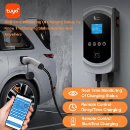 Feyree EV Charger 32A 7.6KW Electric Vehicle Car Charger EVSE Wallbox 11KW 22KW 3Phase Type2 Cable IEC62196-2 Socket APP Control